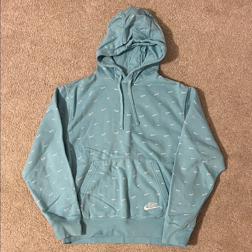 Nike Men's Blue Hoodie Sweater